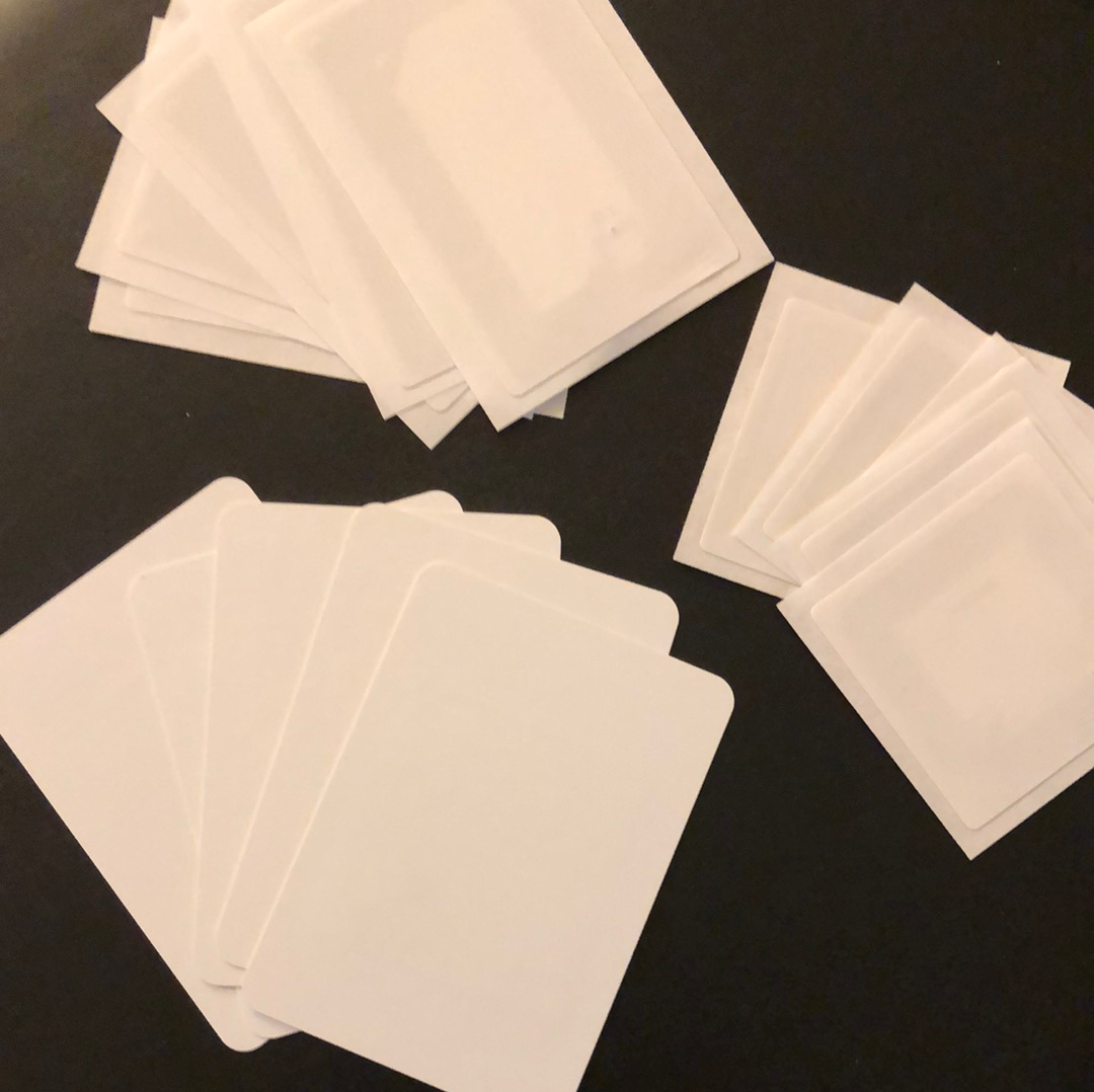 OmniSense Starter Kit -  Blank Playing Cards Cards and Rectangle Labels