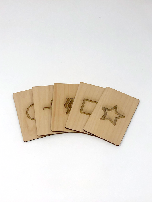 OmniSense Zener ESP Wooden Card Set